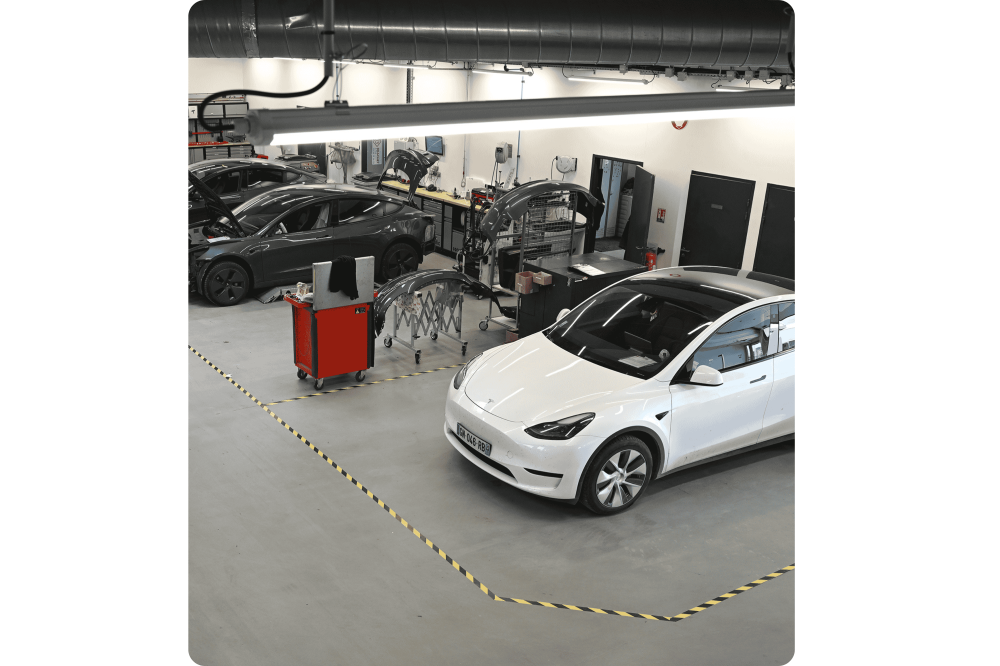 Bodyshop Tesla Brachet